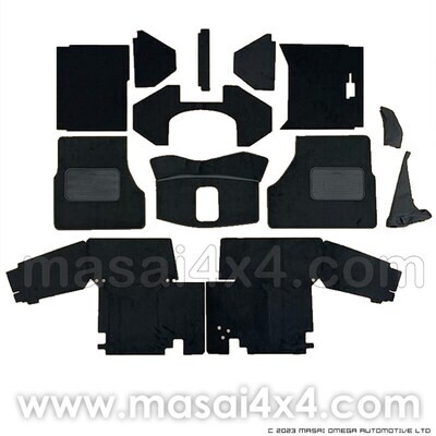 Premium Carpet Front Sets for Land Rover Defender 90/110 Premium Carpet Front Sets for Land Rover Defender 90/110