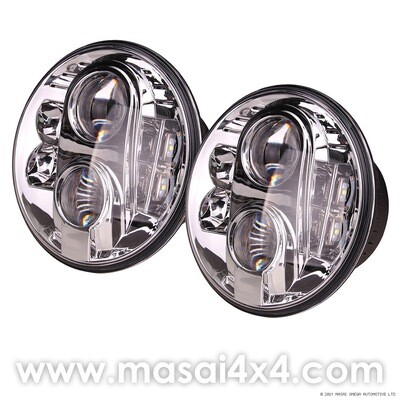 Pair of Lynx Eye 7 Inch LED Headlights/Headlamps (Dot & E Marked) Pair of Lynx Eye 7 Inch LED Headlights/Headlamps (Dot & E Marked)