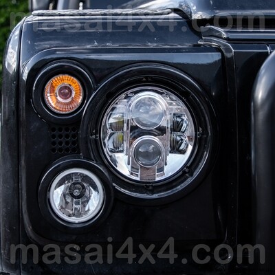 Pair of Lynx Eye 7 Inch LED Headlights/Headlamps (Dot &amp; E Marked)