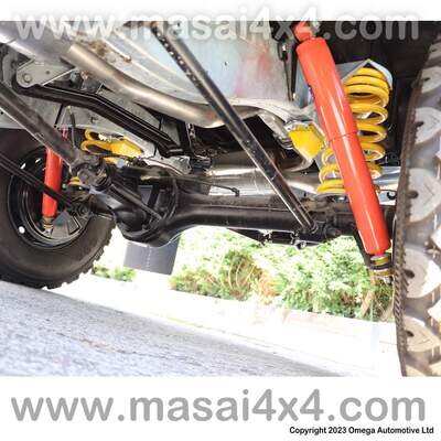 Galvanised Rear Spring Seat &amp; Fitting Kit for Defender 110 or 130