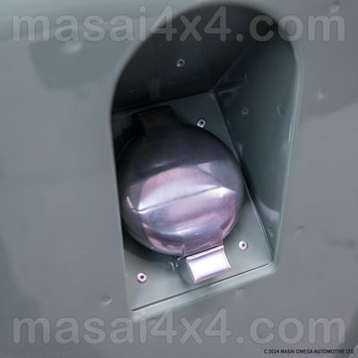 Retro Polished Aluminium Lockable Fuel Cap Assembly for Defenders Retro Polished Aluminium Lockable Fuel Cap Assembly for Defenders