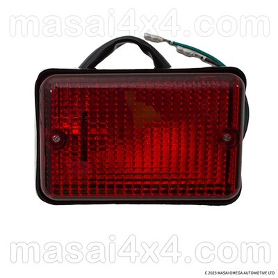 Rear Rectangular Fog Light Assembly for Defenders - LED and Non LED