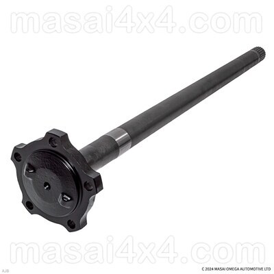 Rear half axle shafts with black painted flange for Defender 2007 - 2016 Rear half axle shafts with black painted flange for Defender 2007 - 2016