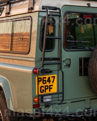 Masai Design Rear Roof Access Ladder for Land Rover Defender 90 / 110 Masai Design Rear Roof Access Ladder for Land Rover Defender 90 / 110