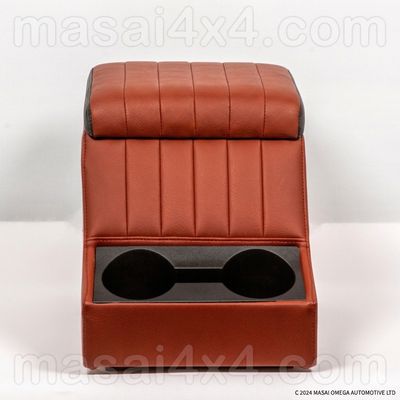 Cubby Box with 2 Cup Holders - Masai Flute Style - for Land Rover Defender and Series 3 Cubby Box with 2 Cup Holders - Masai Flute Style - for Land Rover Defender and Series 3
