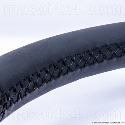 OEM 17" Defender Steering Wheel Replacement Finished by Masai for 48 Spline Defenders