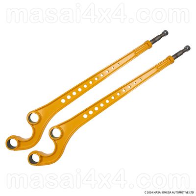 3-Degree Caster Corrected Heavy-Duty Front Radius Arms For Land Rover Defender 3-Degree Caster Corrected Heavy-Duty Front Radius Arms For Land Rover Defender
