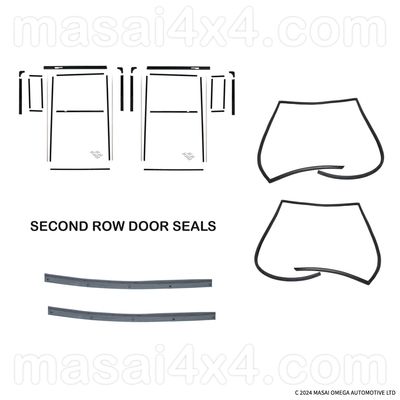 Masai Door Seal Kit For Land Rover Defenders