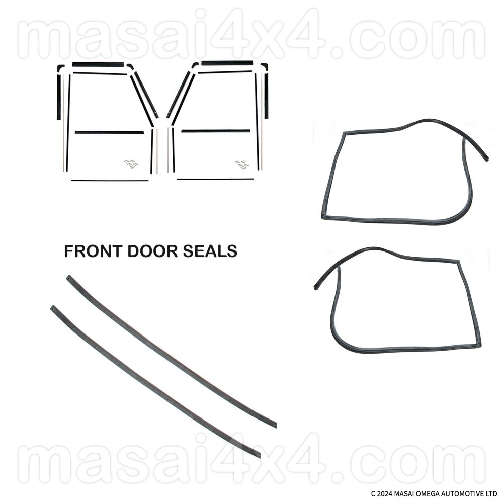 Masai Door Seal Kit For Land Rover Defenders Masai Door Seal Kit For Land Rover Defenders