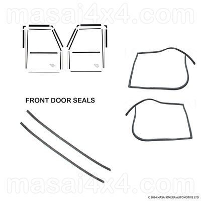 Masai Door Seal Kit For Land Rover Defenders Masai Door Seal Kit For Land Rover Defenders