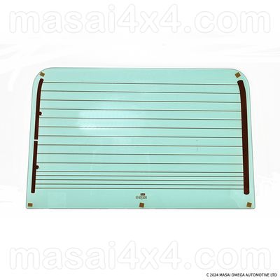 Heated Green Tint Rear Door Glass for Pre-2002 Land Rover Defenders 90 / 110 - (Bonded) Heated Green Tint Rear Door Glass for Pre-2002 Land Rover Defenders 90 / 110 - (Bonded)