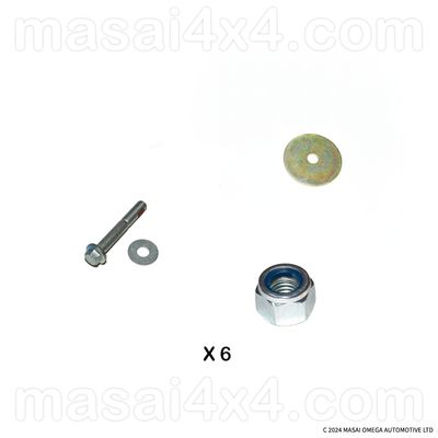 Spare Wheel Carrier Bolt Kit to Door - Factory and Heavy Duty Spare Wheel Carriers for Land Rover Defenders Spare Wheel Carrier Bolt Kit to Door - Factory and Heavy Duty Spare Wheel Carriers for Land Rover Defenders