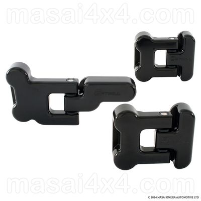 Optimill Security Rear Door Hinges - Black
