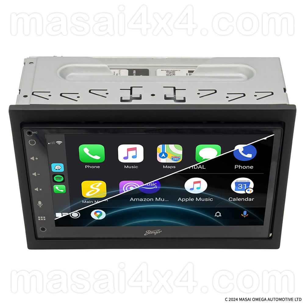 Stinger Double DIN Head Unit Wireless Apple CarPlay Bluetooth DAB Radio Car Stereo For Land Rover Defender