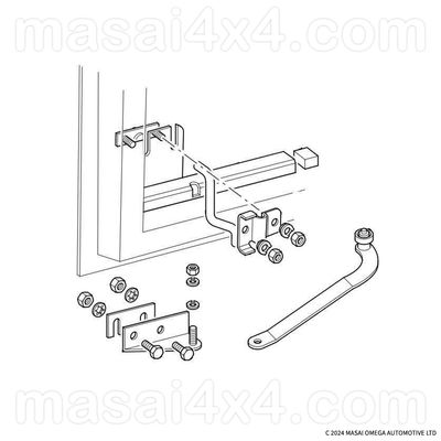 Second Row Door Check Kits for Land Rover Defender (1987-2016) Second Row Door Check Kits for Land Rover Defender (1987-2016)