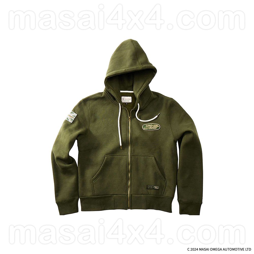Red Canoe Full Zip Hoodie – Classic Bronze Green