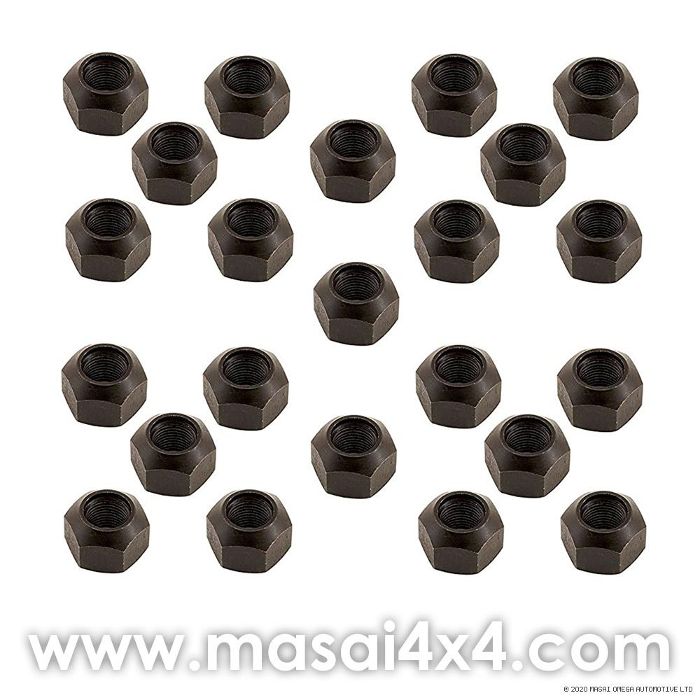 23 Wheel Nuts and Covers Kit for Steel Wheels for Defender, Series 3 or Discovery 1 23 Wheel Nuts and Covers Kit for Steel Wheels for Defender, Series 3 or Discovery 1