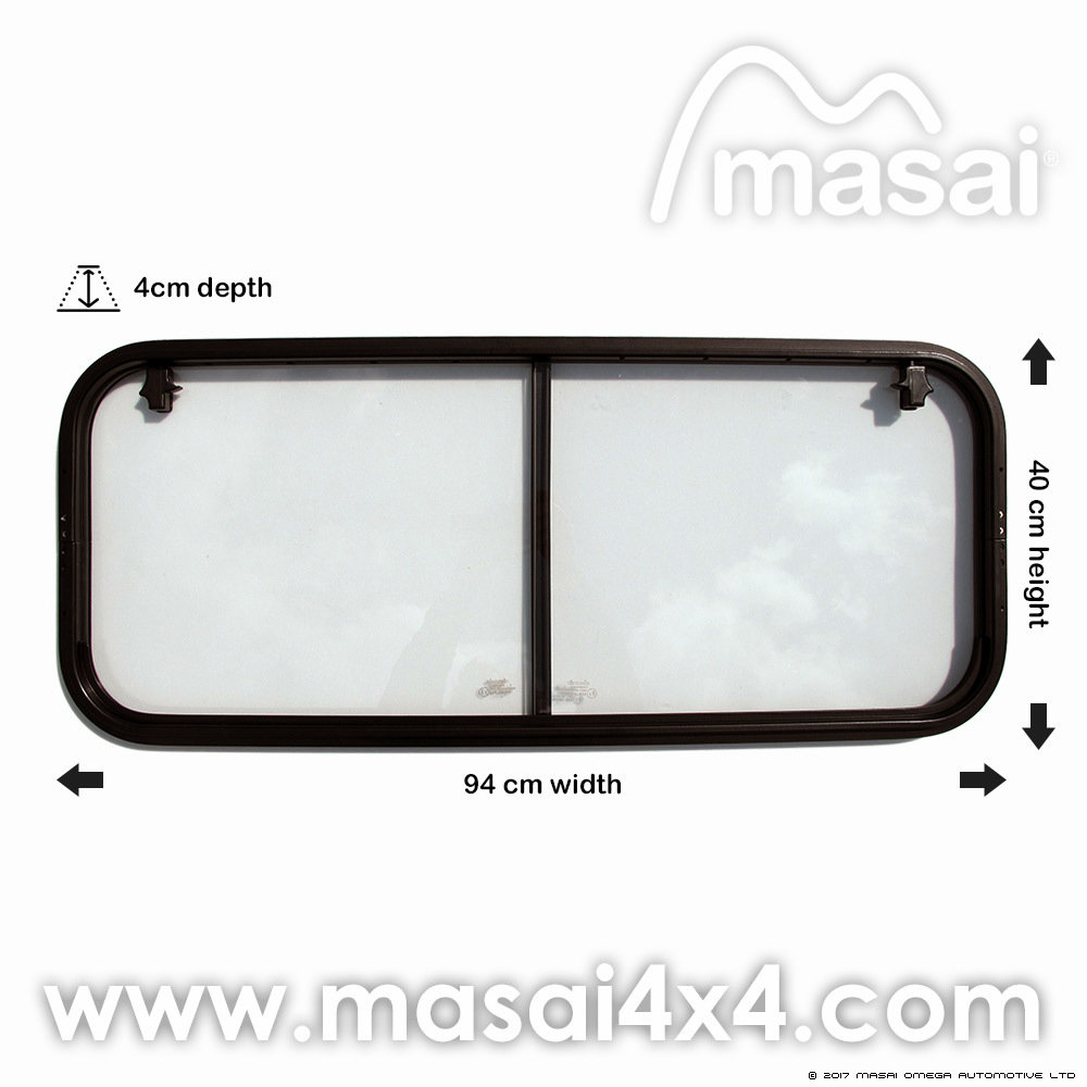 Clear Slide-opening Rear Window for Defender Crew Cab (4mm Glass) LR044315 Clear Slide-opening Rear Window for Defender Crew Cab (4mm Glass) LR044315