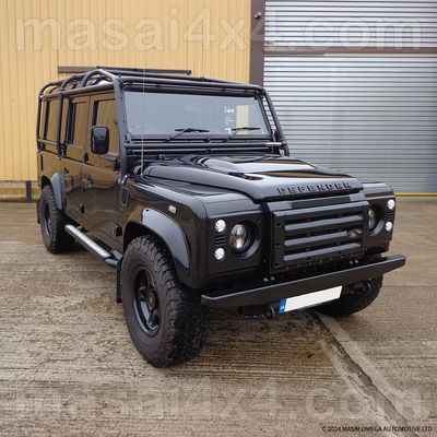 External Roll Cage for Land Rover Defender 110 4 Door - Black External Roll Cage for Land Rover Defender 110 4 Door - Black