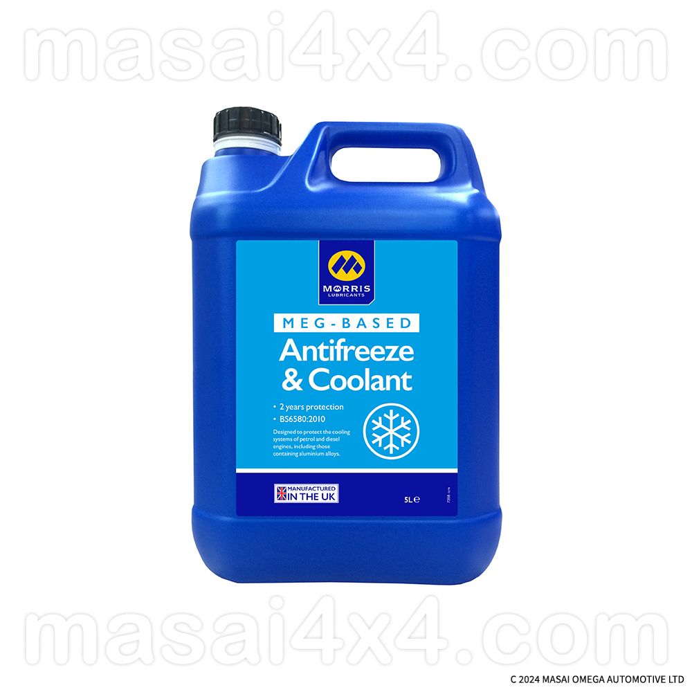 Morris Lubricants MEG Anti-Freeze & Radiator Coolant (5 Litres)