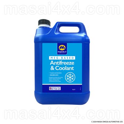 Morris Lubricants MEG Anti-Freeze & Radiator Coolant (5 Litres) Morris Lubricants MEG Anti-Freeze & Radiator Coolant (5 Litres)