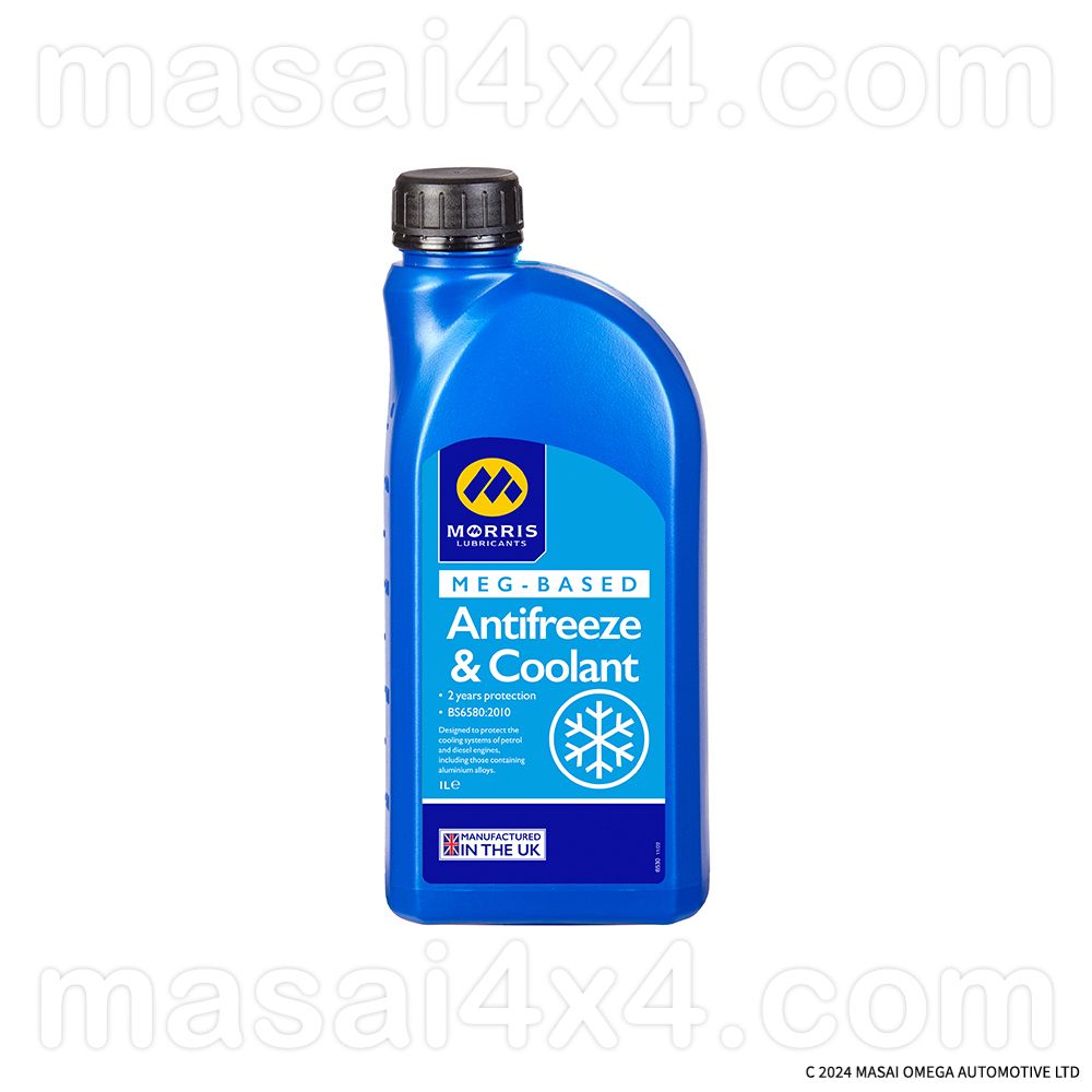 Morris Lubricants MEG Anti-Freeze & Radiator Coolant (1 Litre) Morris Lubricants MEG Anti-Freeze & Radiator Coolant (1 Litre)