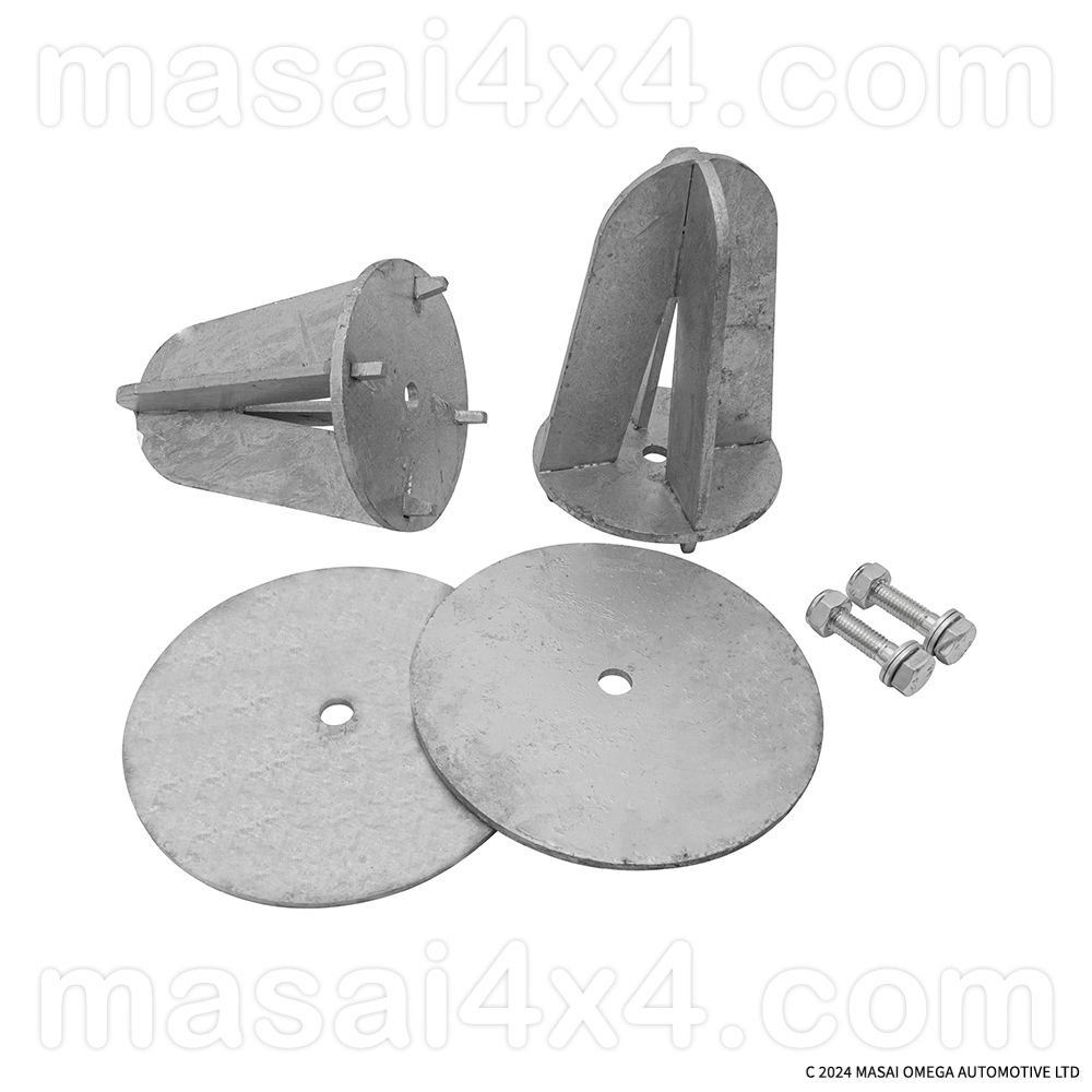 Galvanised Rear Dislocation Cones for Land Rover Defender 90