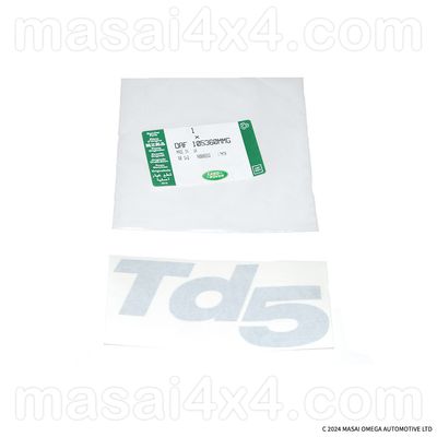 Genuine Land Rover Td5 Black Wing Decal Genuine Land Rover Td5 Black Wing Decal