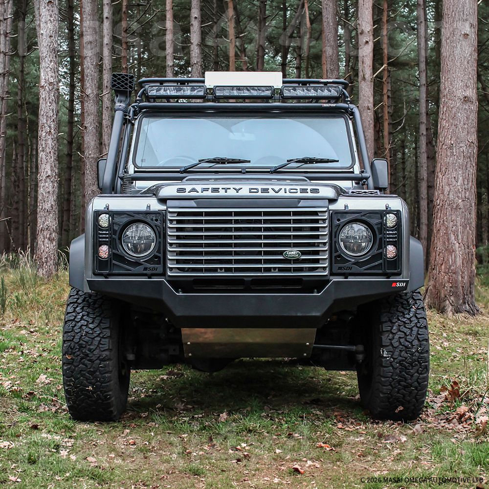 Safety Devices Stepped Non-Winch Front Bumper