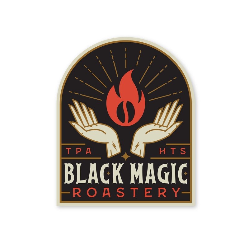 Black Magic Roastery Sticker