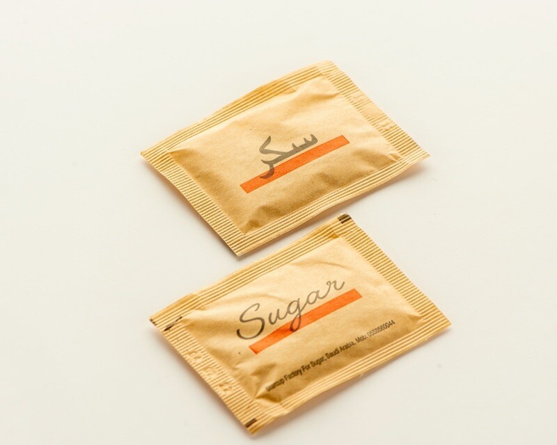 أكياس سكر بني 4 كيلو أكياس 800 كيس في الكرتون BROWN SUGAR SACHETS 4 KG BAGS 800 sachet in Carton