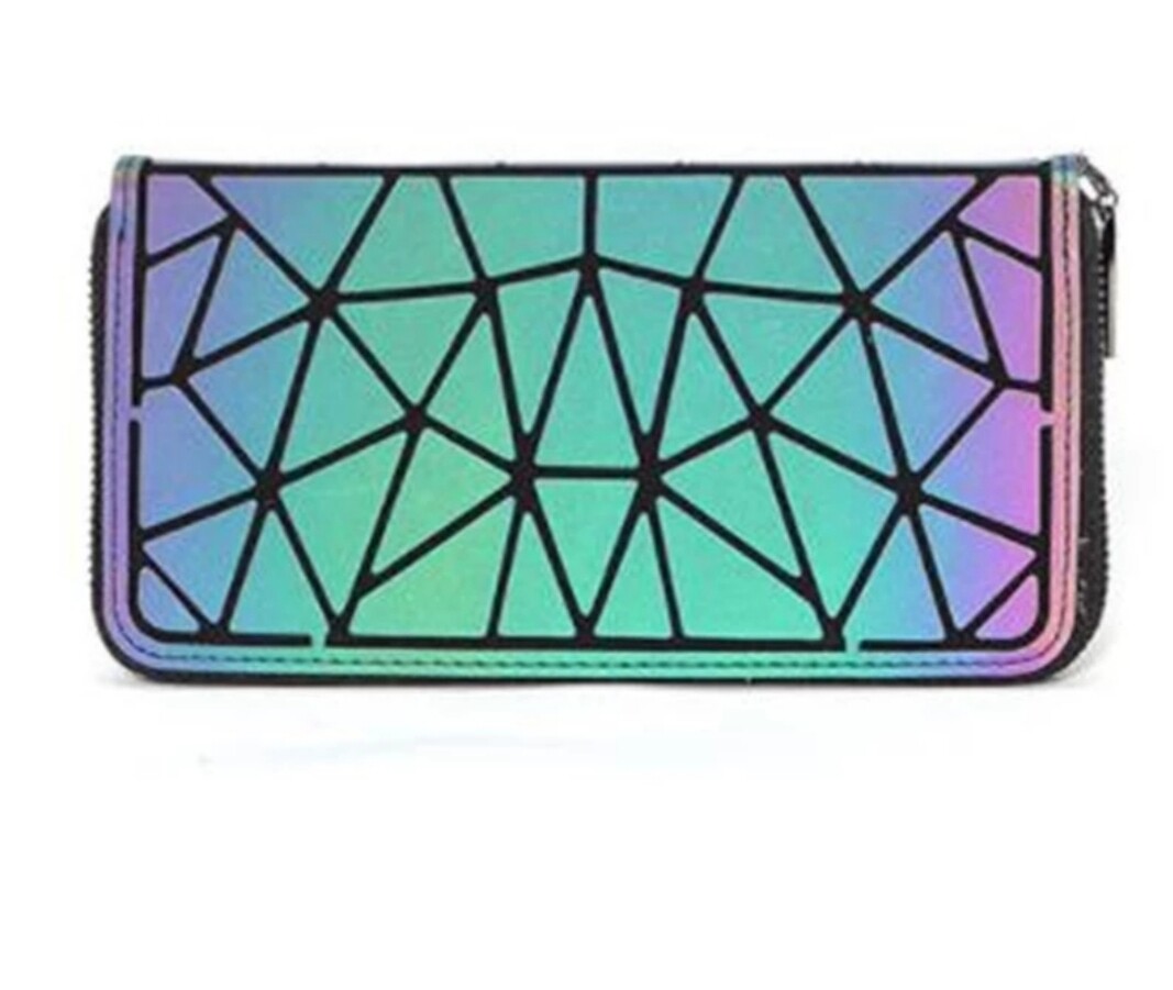 Portafogli geometrico che cambia colore &quot;Stardust&quot;