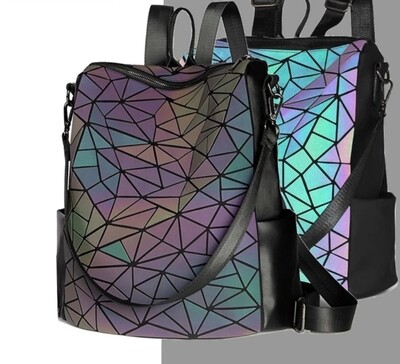 Zaino luminoso geometrico &quot;Matrix&quot;