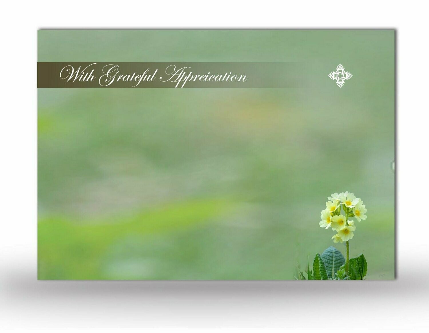 Primrose Acknowledgement Card NF IF 09