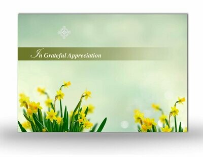 Butterfly Acknowledgement Card NF IF 03