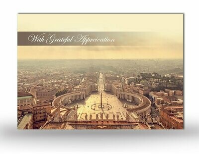 Vatican Acknowledgement Card RT RS 11