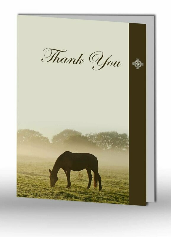Horse Memorial Thank You Card - NFAN.01