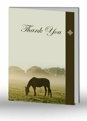 Horse Memorial Thank You Card - NFAN.01