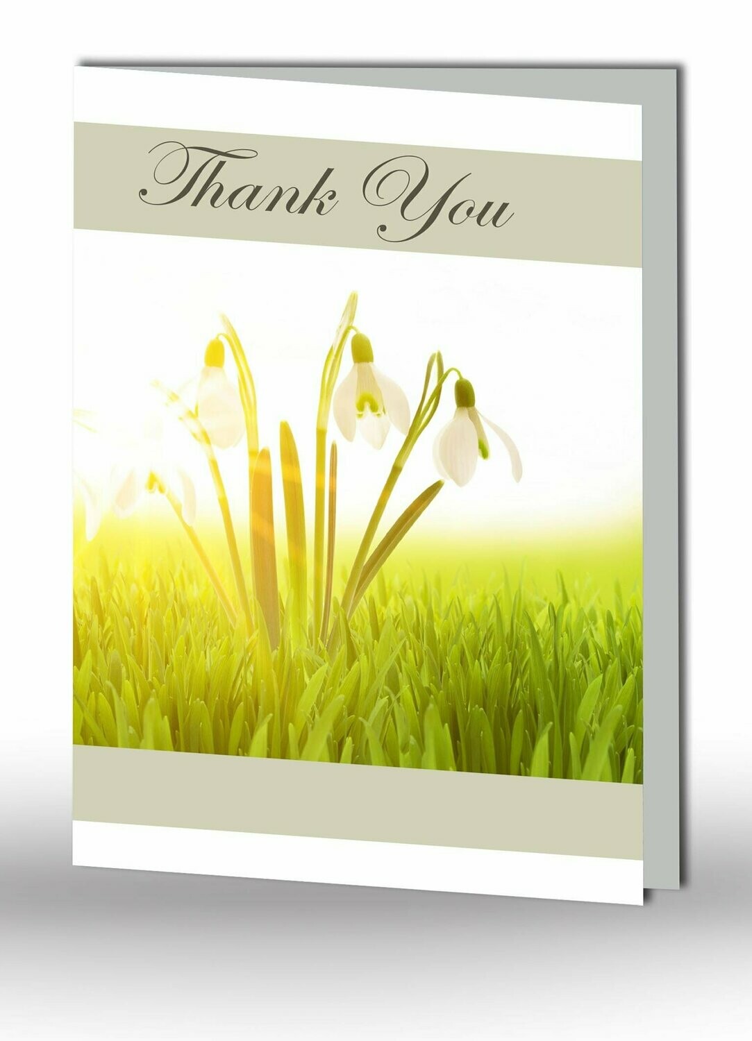 Snow Drop Thank You Card NF IF 14