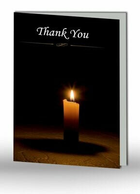 Candle Thank You Card RT RE 12
