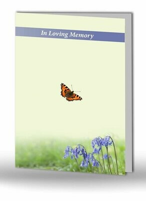 Butterfly Memorial Card NF IF 01