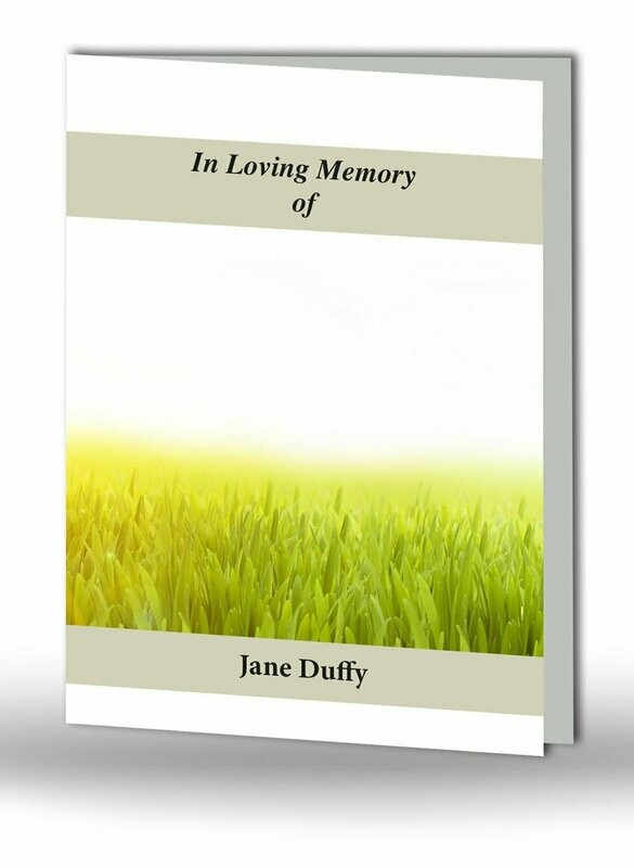 Snowdrops Memorial Card NF IF 14