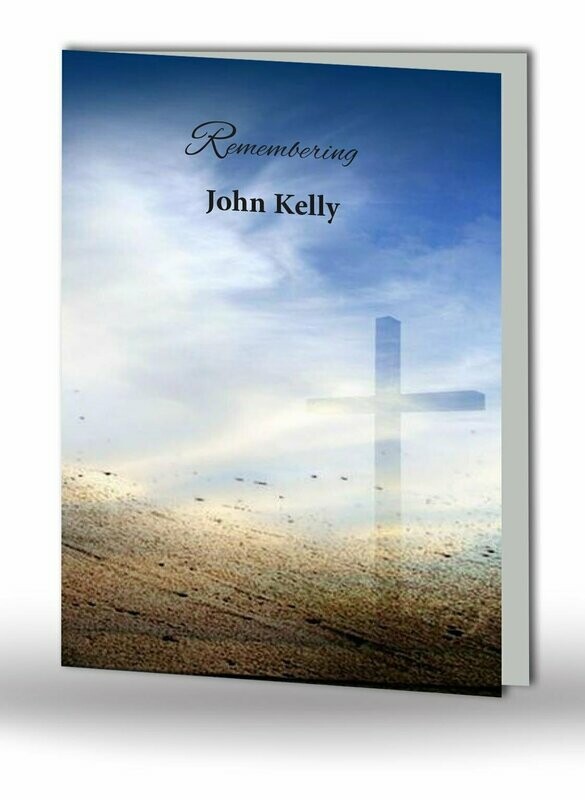 Foot prints Memorial Card RT RE 14