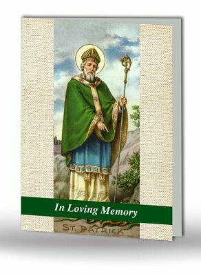 Saint Patrick Memorial Card RT RS 09