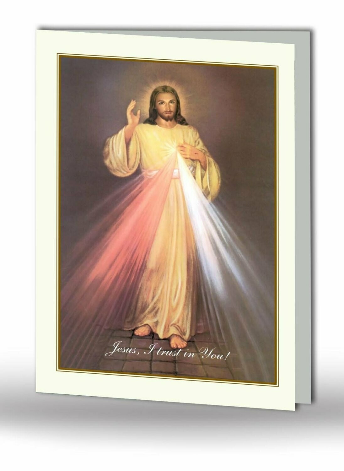 Sacred Heart Memorial Card RT TRAD 03