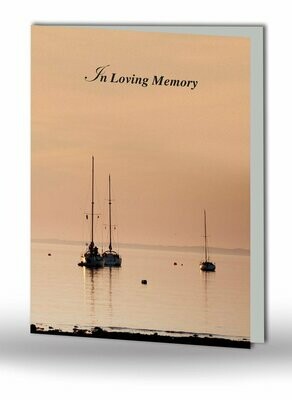 Sailing Memorial Card SC IS 01