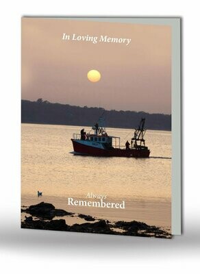 Fishing Trawler Memorial Card SC MC 05