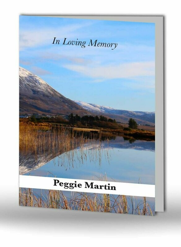 Irish Landscape Memorial Card SC SC 03