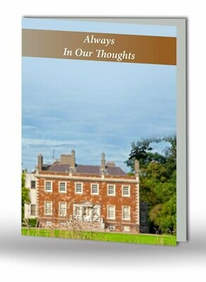 Irish Country House Memorial Card SC MC 07