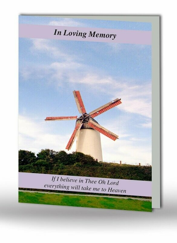 Windmill Memorial Card SC MC 04